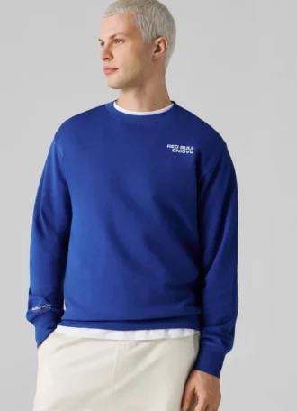 Bluza z okrągłym dekoltem o regularnym kroju