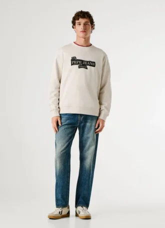 bluza z okrgym dekoltem o regularnym kroju 2 10 330x456 - Bluza z okrągłym dekoltem o regularnym kroju