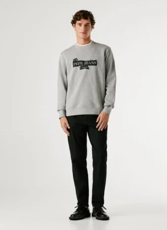 bluza z okrgym dekoltem o regularnym kroju 2 11 330x456 - Bluza z okrągłym dekoltem o regularnym kroju