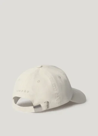 Czapka z tkaniny twillowej z haftowanym logo