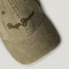 Czapka z tkaniny twillowej z haftowanym logo