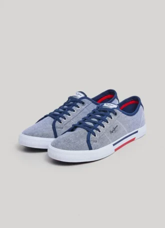 Klasyczne trampki z tkaniny chambray – Brady Klasyczne trampki z tkaniny chambray – Brady