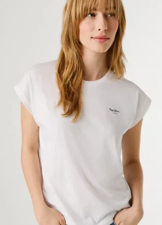 Koszulka z nadrukiem logo o kroju Slim Fit