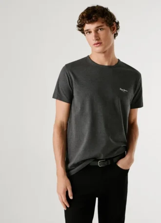 Koszulka z nadrukiem logo o kroju Slim Fit
