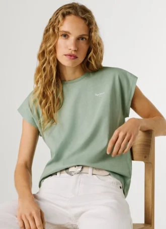 Koszulka z nadrukiem logo o kroju Slim Fit