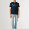 Koszulka z nadrukiem logo o kroju Slim Fit