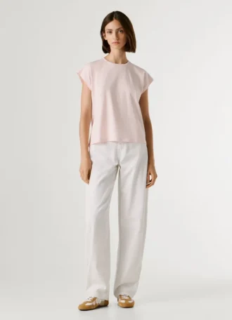 Koszulka z nadrukiem logo o kroju Slim Fit