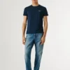Koszulka z nadrukiem logo o kroju Slim Fit