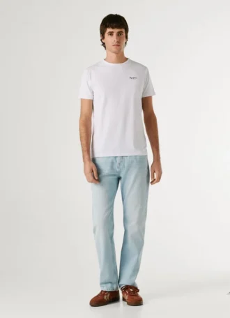 koszulka z nadrukiem logo o kroju slim fit 2 23 330x456 - Koszulka z nadrukiem logo o kroju Slim Fit