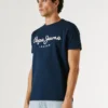 Koszulka z nadrukiem logo o kroju Slim Fit