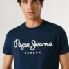Koszulka z nadrukiem logo o kroju Slim Fit