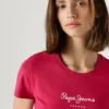 Koszulka z nadrukiem logo o kroju Slim Fit Koszulka z nadrukiem logo o kroju Slim Fit