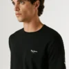 Koszulka z nadrukiem logo o kroju Slim Fit Koszulka z nadrukiem logo o kroju Slim Fit