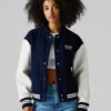Kurtka bomberka w stylu varsity