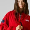 Kurtka bomberka z nadrukiem z tyłu Kurtka bomberka z nadrukiem z tyłu