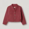 Kurtka z dekoltem w serek, barwiona w całości Kurtka z dekoltem w serek, barwiona w całości