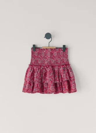 Mini spódniczka w kwiatowy wzór