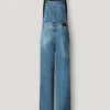 Ogromne ogrodniczki jeansowe o regularnym kroju Ogromne ogrodniczki jeansowe o regularnym kroju