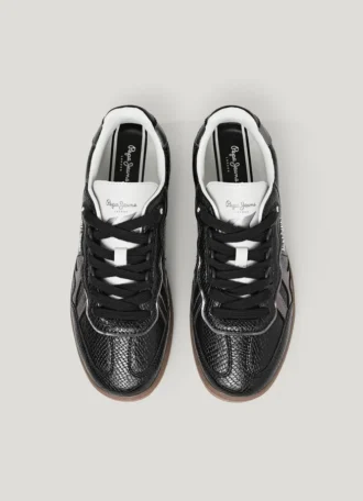 Retro trampki z podeszwą typu cupsole