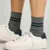 Skórzane trampki z zamszowymi detalami Skórzane trampki z zamszowymi detalami