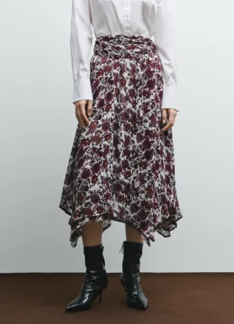 Spódnica maxi w kwiatowy wzór