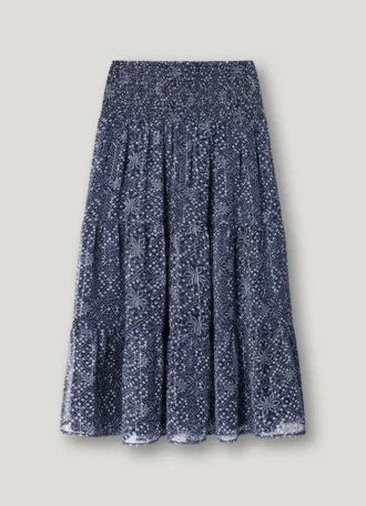 Spódnica maxi w kwiatowy wzór