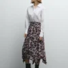 Spódnica maxi w kwiatowy wzór Spódnica maxi w kwiatowy wzór
