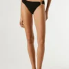 Spodenki bikini z prążkowanej dzianiny Spodenki bikini z prążkowanej dzianiny