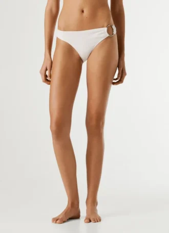 Spodenki bikini z prążkowanej dzianiny
