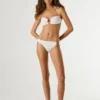 Spodenki bikini z prążkowanej dzianiny Spodenki bikini z prążkowanej dzianiny