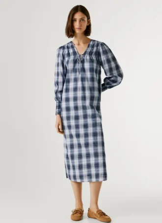 Sukienka maxi w kratkę Sukienka maxi w kratkę