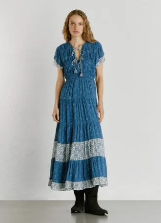 Sukienka maxi w kwiatowy wzór