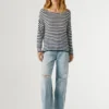 Sweter z dzianiny w paski Sweter z dzianiny w paski