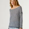 Sweter z dzianiny w paski Sweter z dzianiny w paski