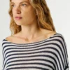 Sweter z dzianiny w paski Sweter z dzianiny w paski