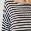 Sweter z dzianiny w paski Sweter z dzianiny w paski