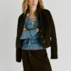 Sweter z dzianiny z dekoltem w serek Sweter z dzianiny z dekoltem w serek