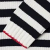 Sweter z dzianiny z dekoltem w serek