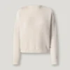 Sweter z dzianiny z dekoltem w serek Sweter z dzianiny z dekoltem w serek