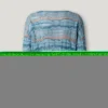 Sweter z dzianiny z dekoltem w serek Sweter z dzianiny z dekoltem w serek
