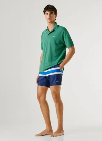 Szorty kąpielowe w stylu color block