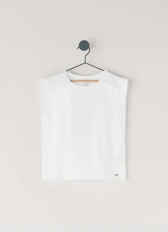 T-shirt z frędzlami