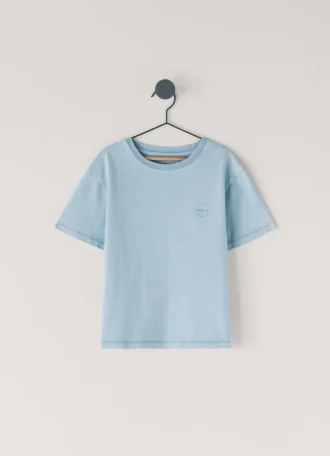 T-shirt z nadrukiem logo o luźnym kroju
