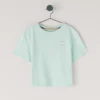 T-shirt z nadrukiem logo o luźnym kroju T-shirt z nadrukiem logo o luźnym kroju