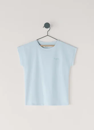 T-shirt z nadrukiem logo o luźnym kroju