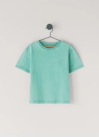 T-shirt z nadrukiem logo o luźnym kroju