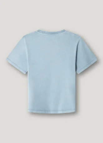 T-shirt z nadrukiem logo o luźnym kroju