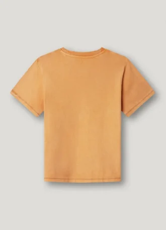 T-shirt z nadrukiem logo o luźnym kroju