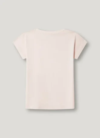T-shirt z nadrukiem logo o luźnym kroju