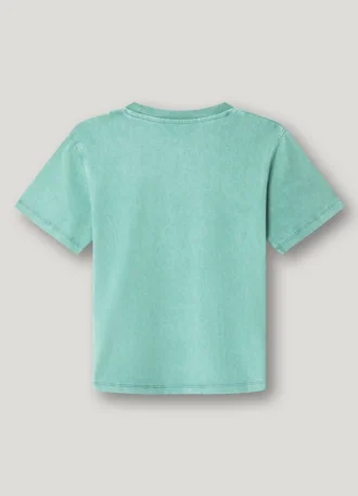 T-shirt z nadrukiem logo o luźnym kroju